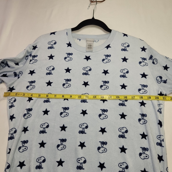 💙🩵Peanuts Snoopy Super Soft Blue Pajama Set Size Small - NWOT - Picture 7 of 9